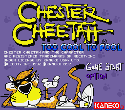 Chester Cheetah - Too Cool to Fool